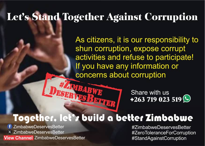 Lets Stand Together Against Corruption